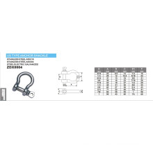 Matériel Hot Sell Us Type Anchor Shackle